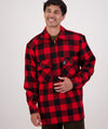 Men's Ranger Wool Bushshirt with Zip-up Front