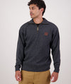 Men's Mariner Wool Zip Neck Jumper