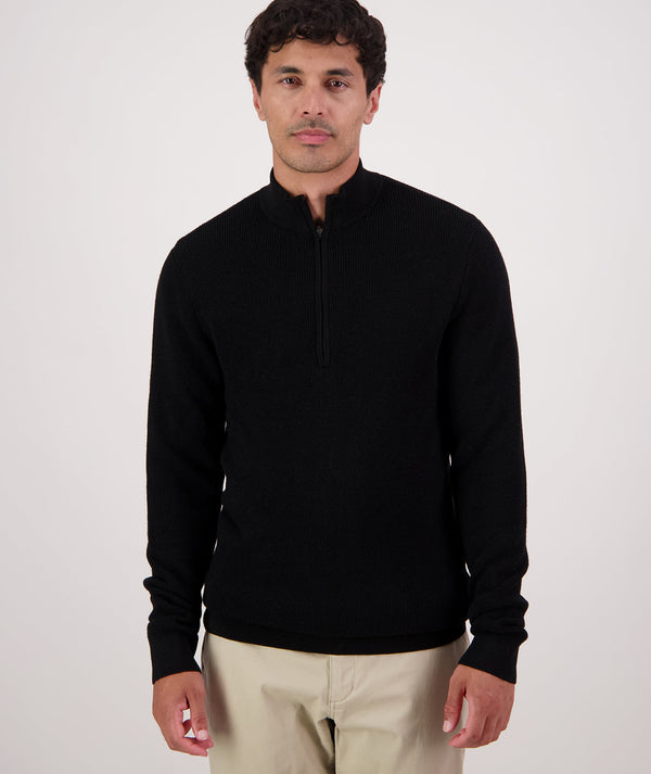 Men's Otahu River V2 Quarter Zip Merino Knit