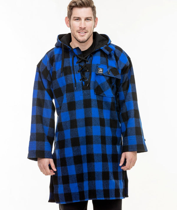 Men's Original Wool Bushshirt with Lace-up Front